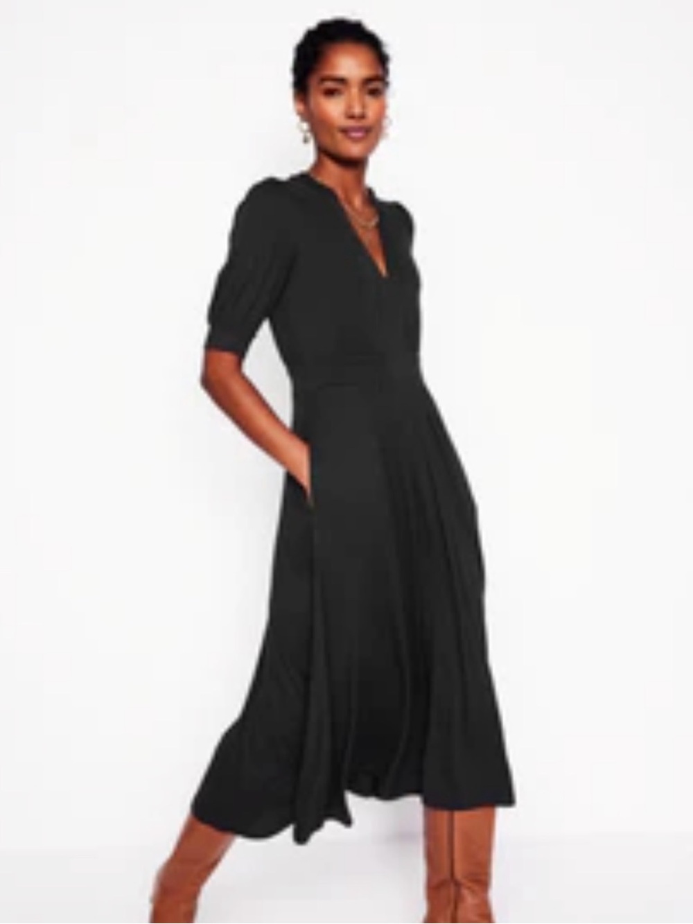 Boden Lily Midi Tea Dress Size US 10 Like New!